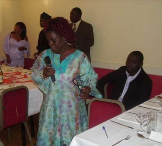 Miss Elizabeth Armah speaking about Sickle Cell Disease